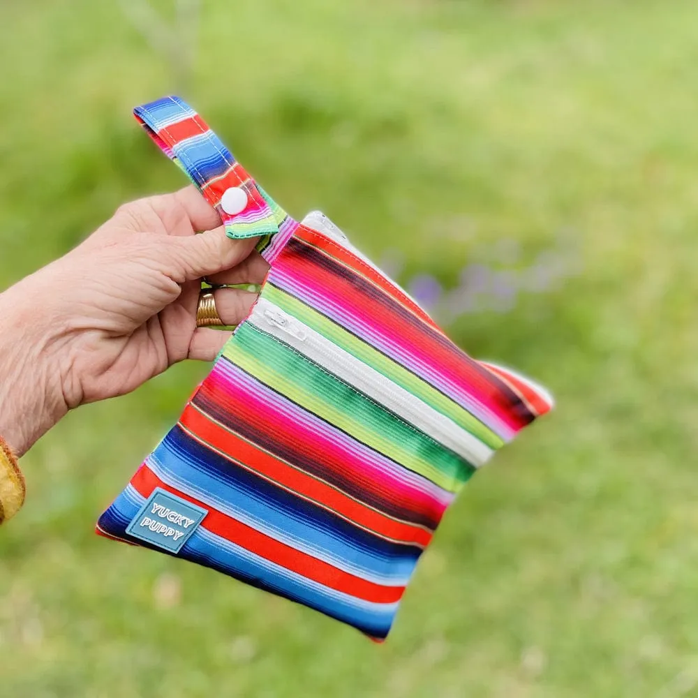 2-Pocket Serape Poop Bag Holders (Set of 2)