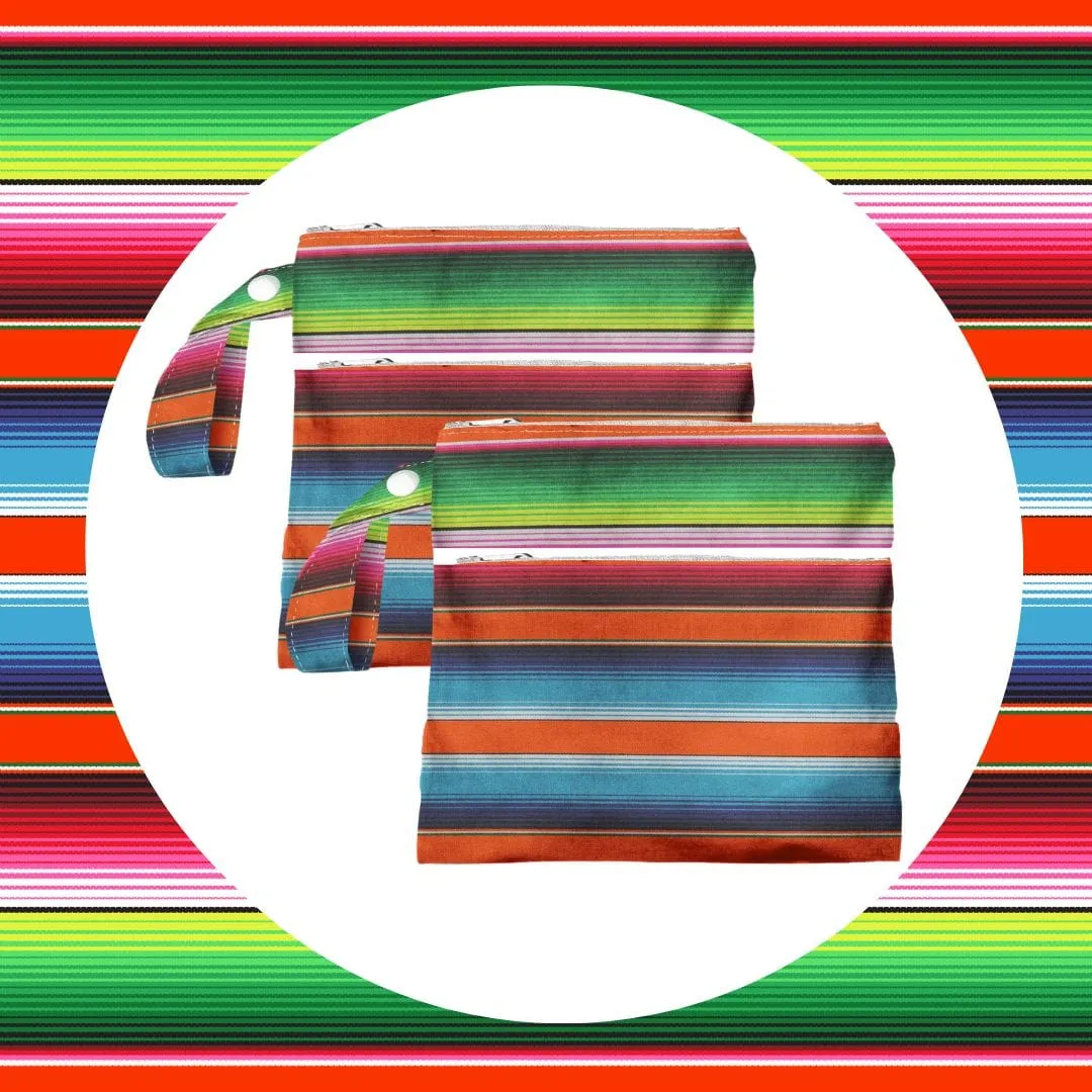 2-Pocket Serape Poop Bag Holders (Set of 2)