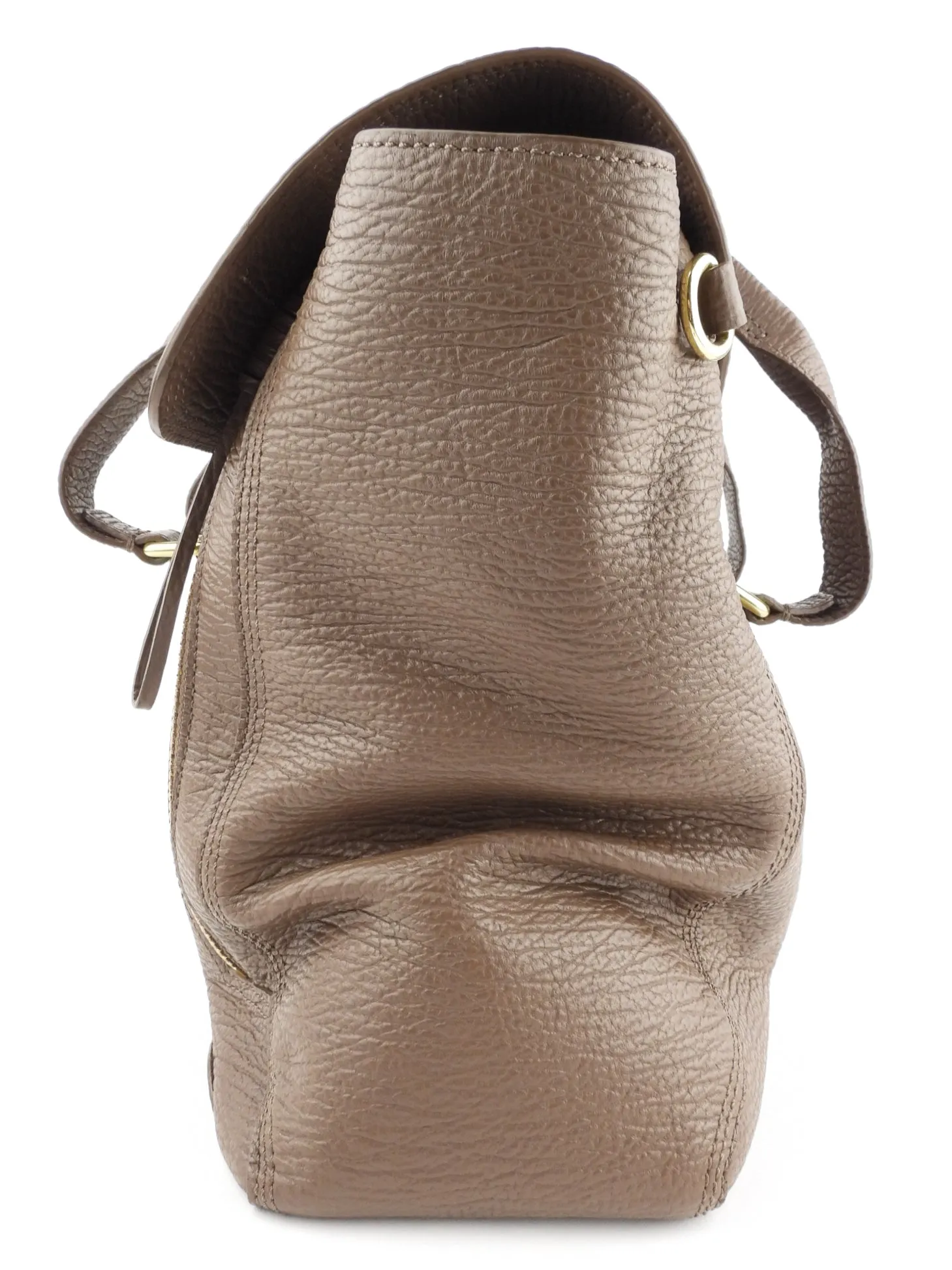 3.1 Philip Lim Taupe Grained Leather Pashli Two Way Satchel Bag