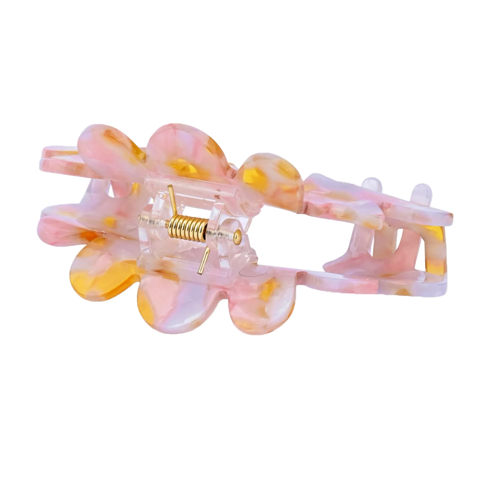 Accessorize London Women's Multi Resin Petal Claw Clip