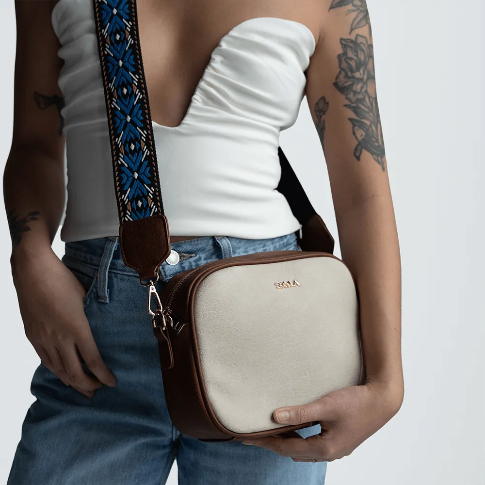 Alicia Vegan Crossbody Bag | Chestnut