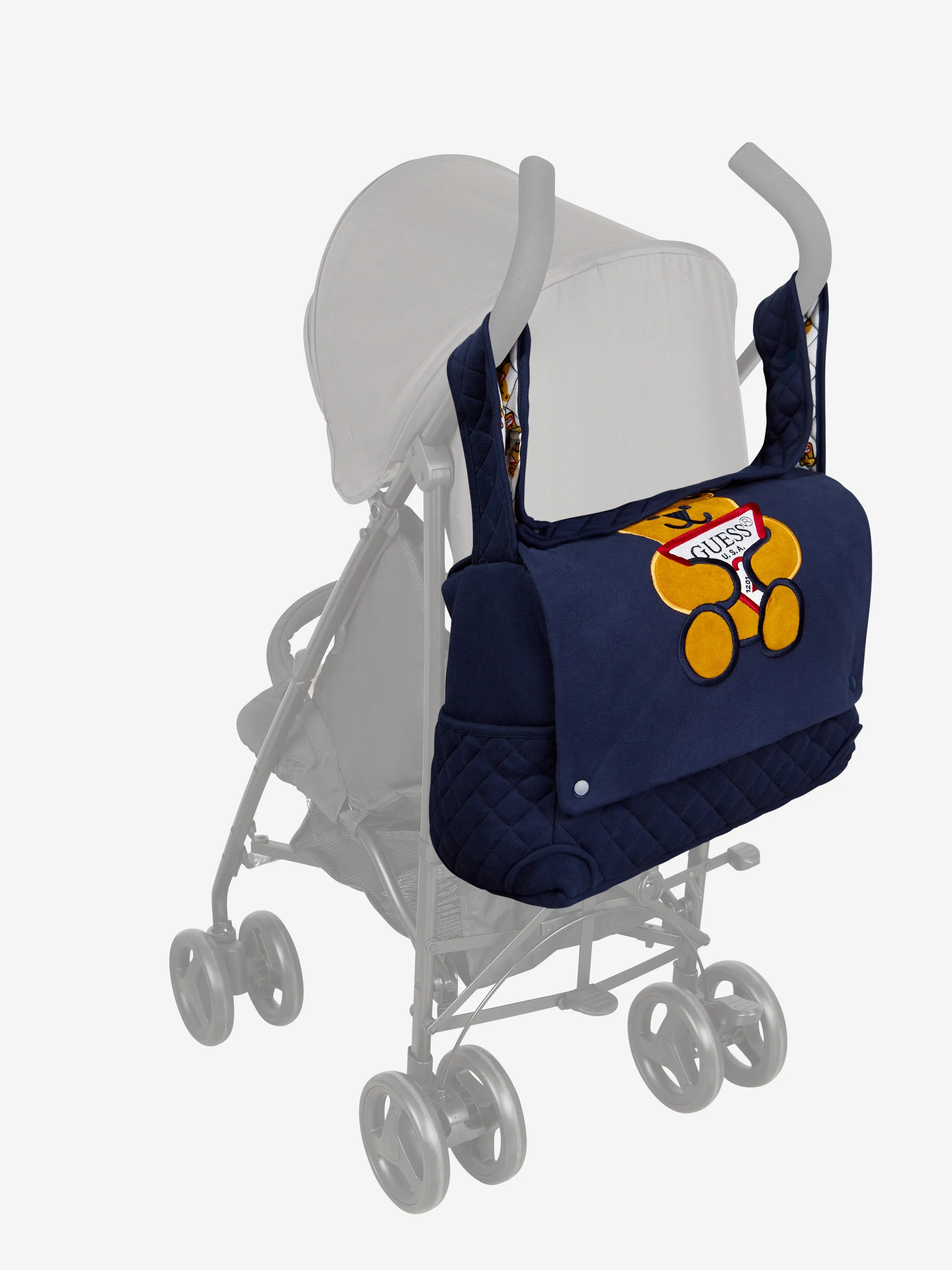 Baby Bear Logo Changing Bag in Navy