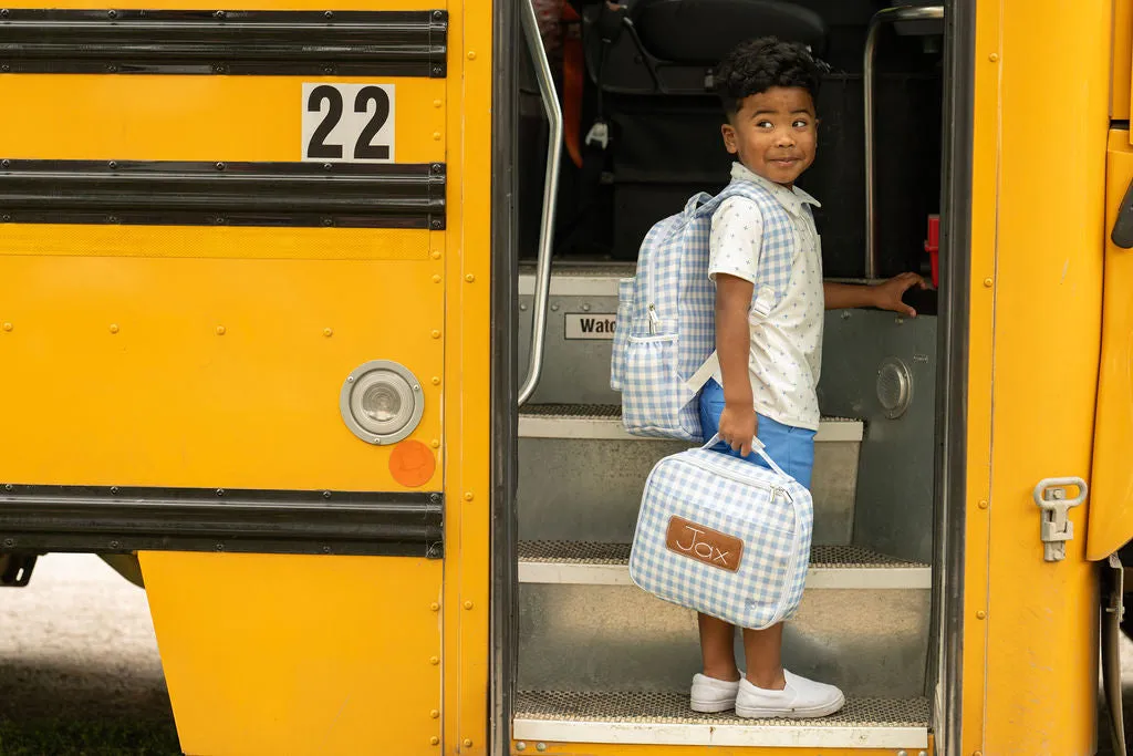 Backpack - Blue Gingham