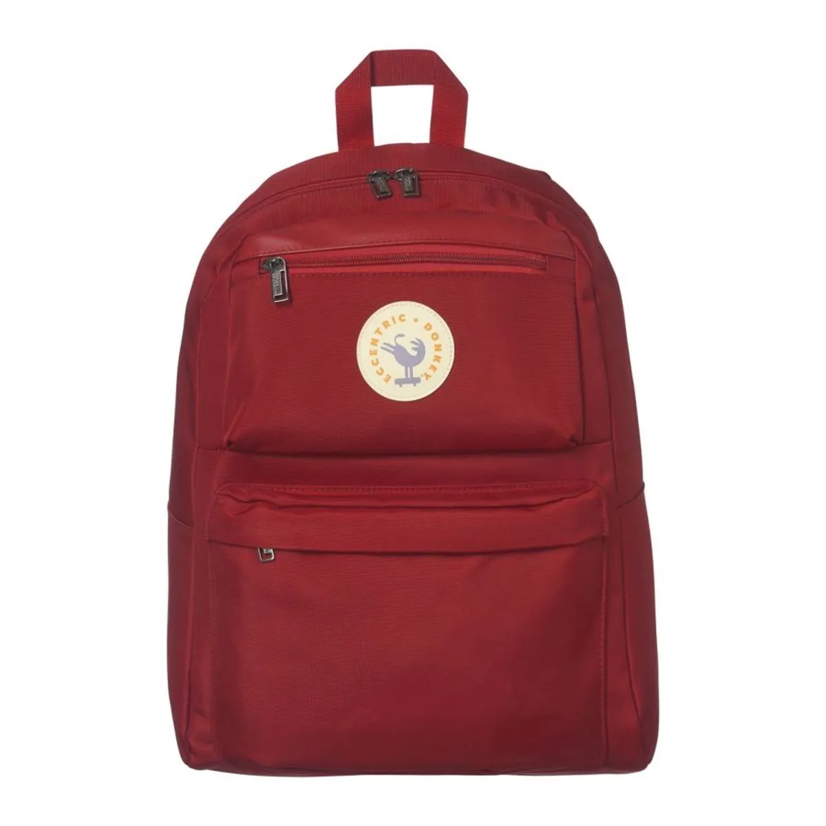 Backpack Poitou Basic Red Two Tone