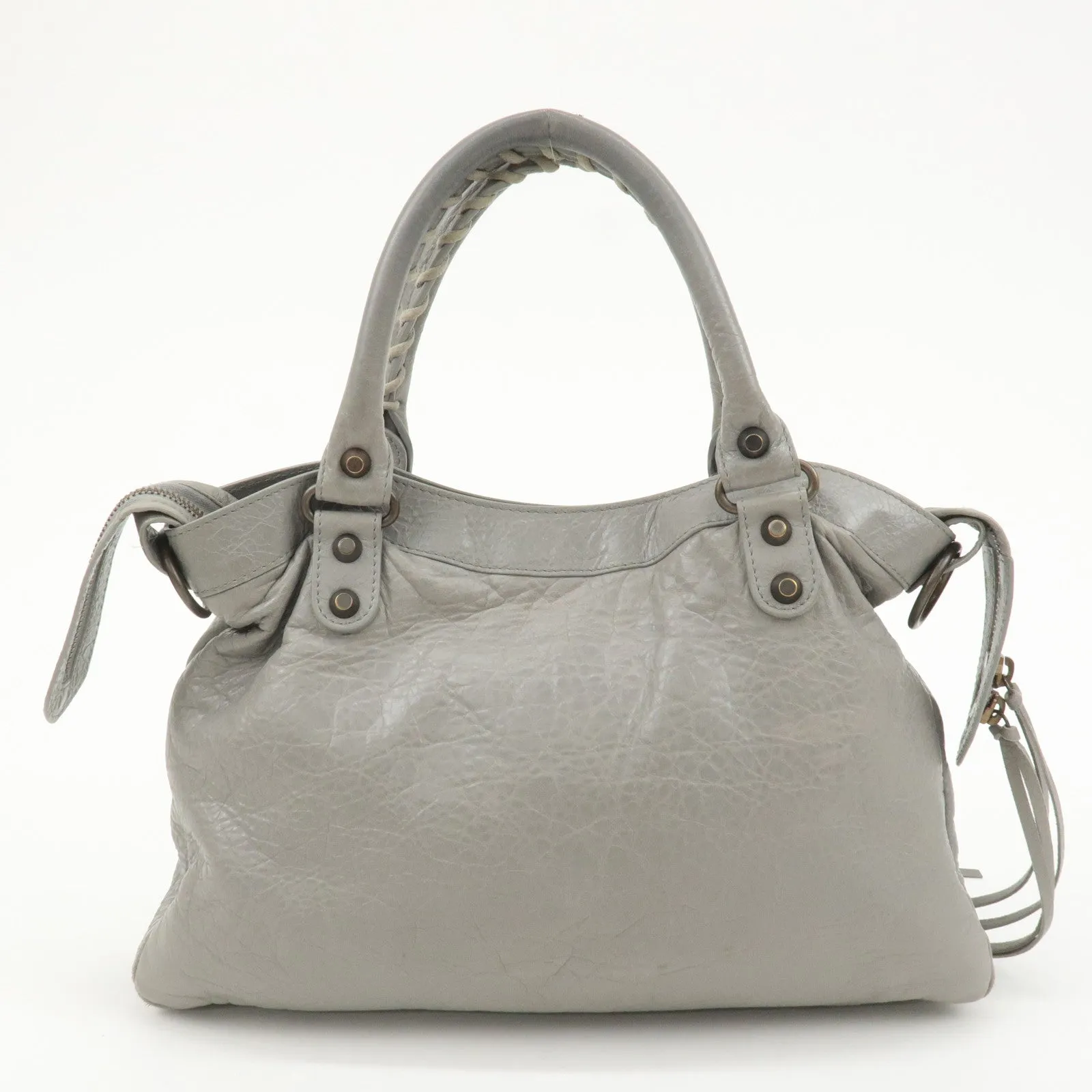 BALENCIAGA The Town Leather 2way Bag Hand Bag 240579