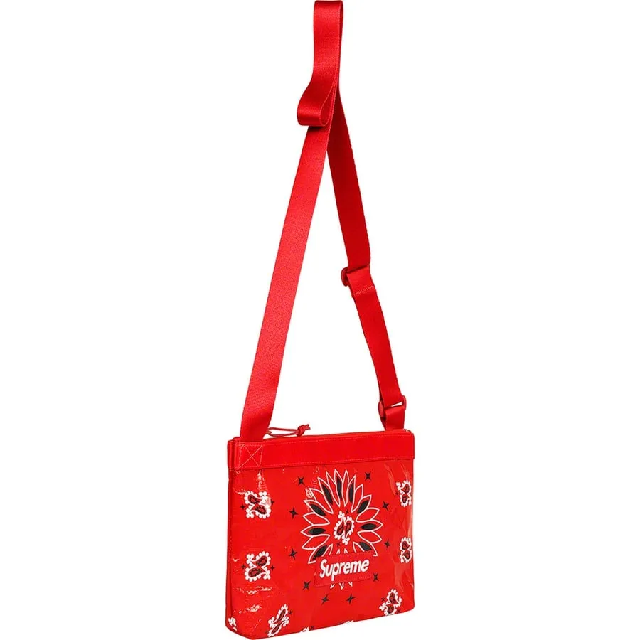 BANDANA TARP SIDE BAG-RED