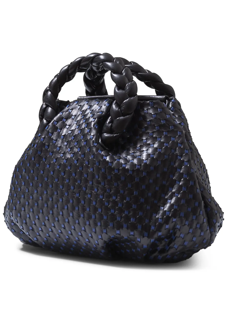 Bombon Woven Crossbody Bag Black/Navy