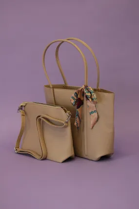 Bonnie Tote Handbag in Tan