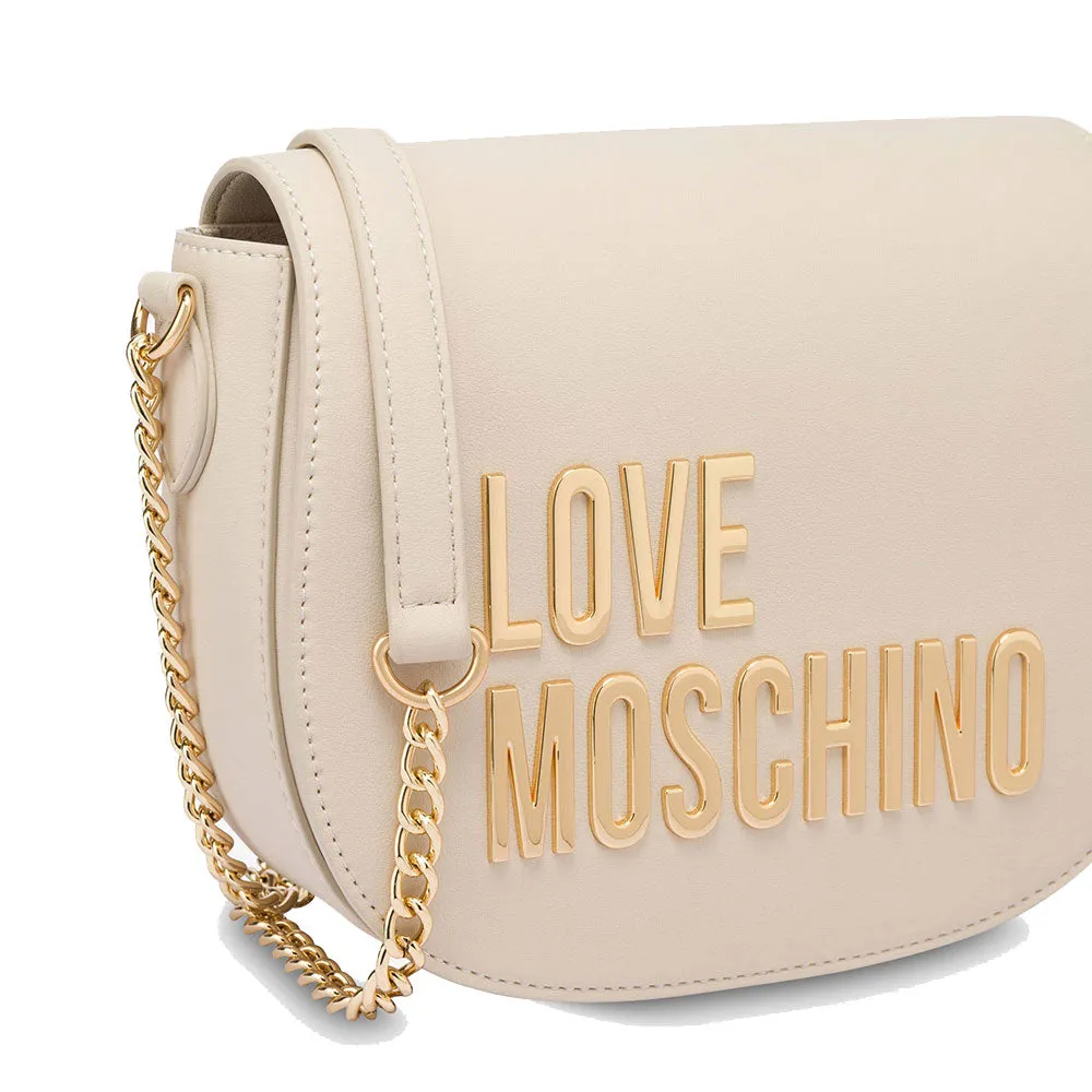 Borsa Donna a Tracolla LOVE MOSCHINO linea Bold Bag Avorio