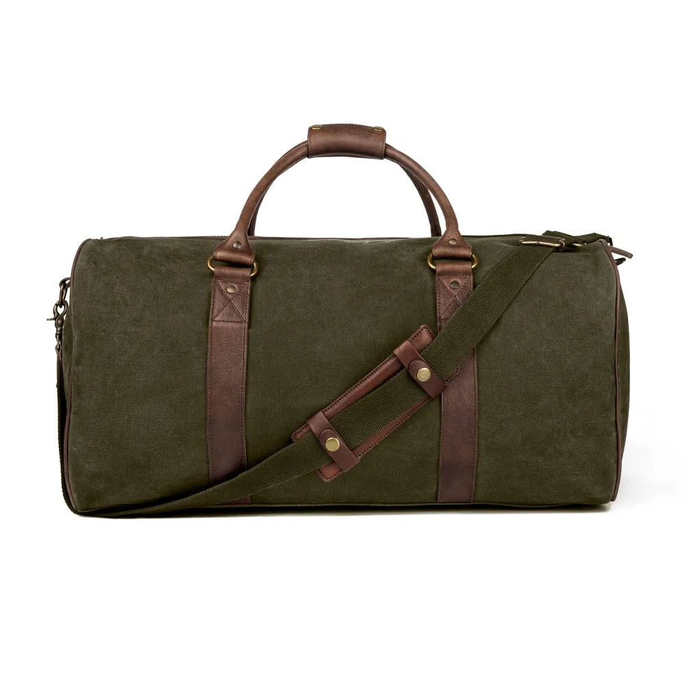 Campaign Waxed Canvas Large Field Duffle Bag