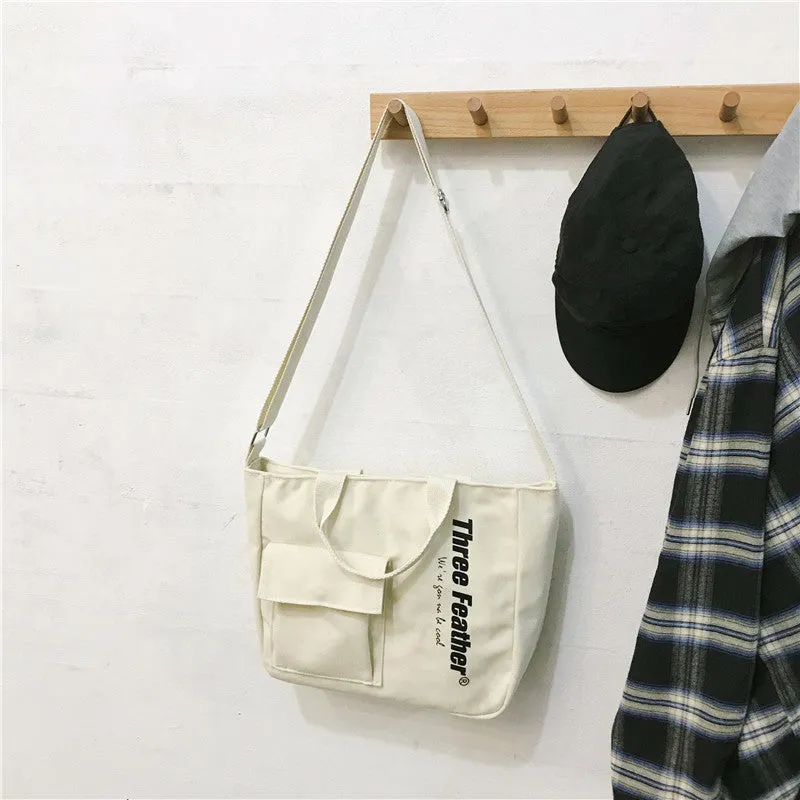 Canvas student bag