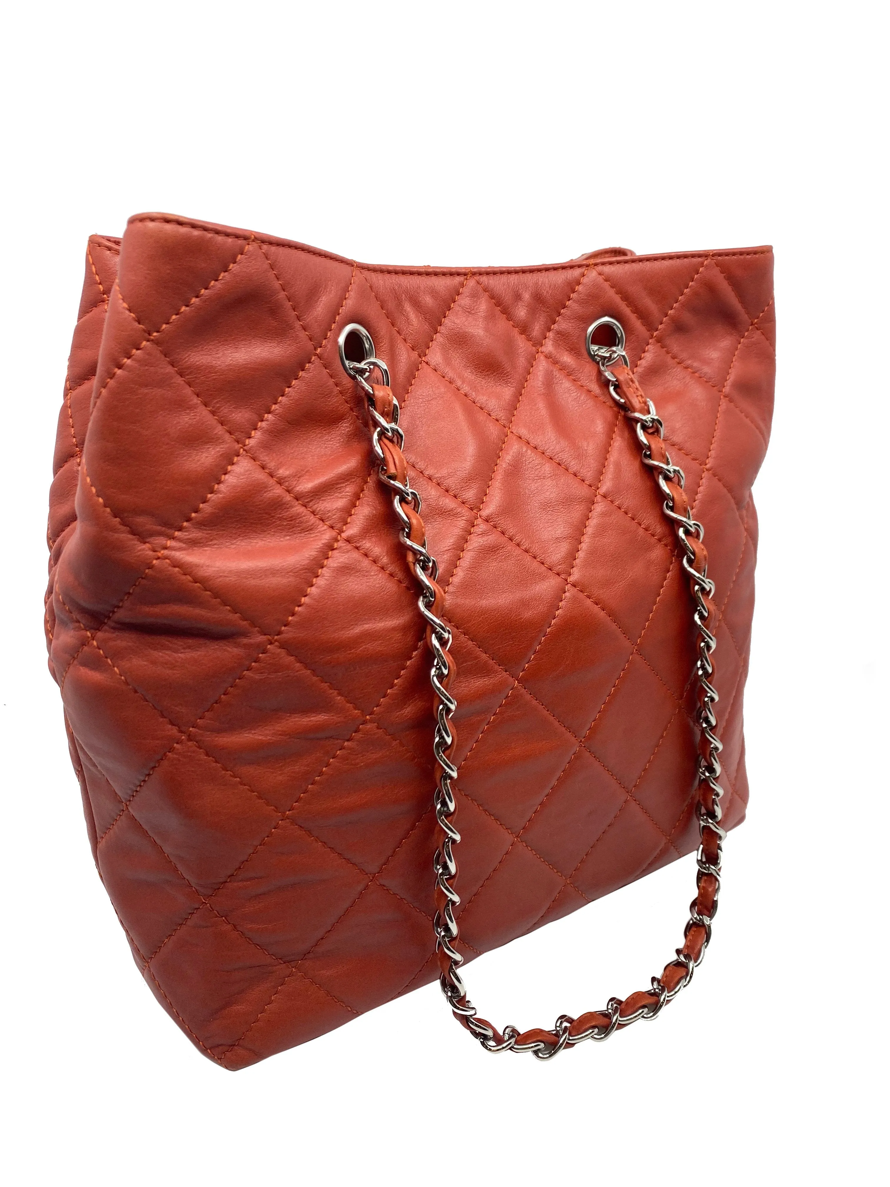 Chanel Vintage Lambskin Quilted Shoulder Bag