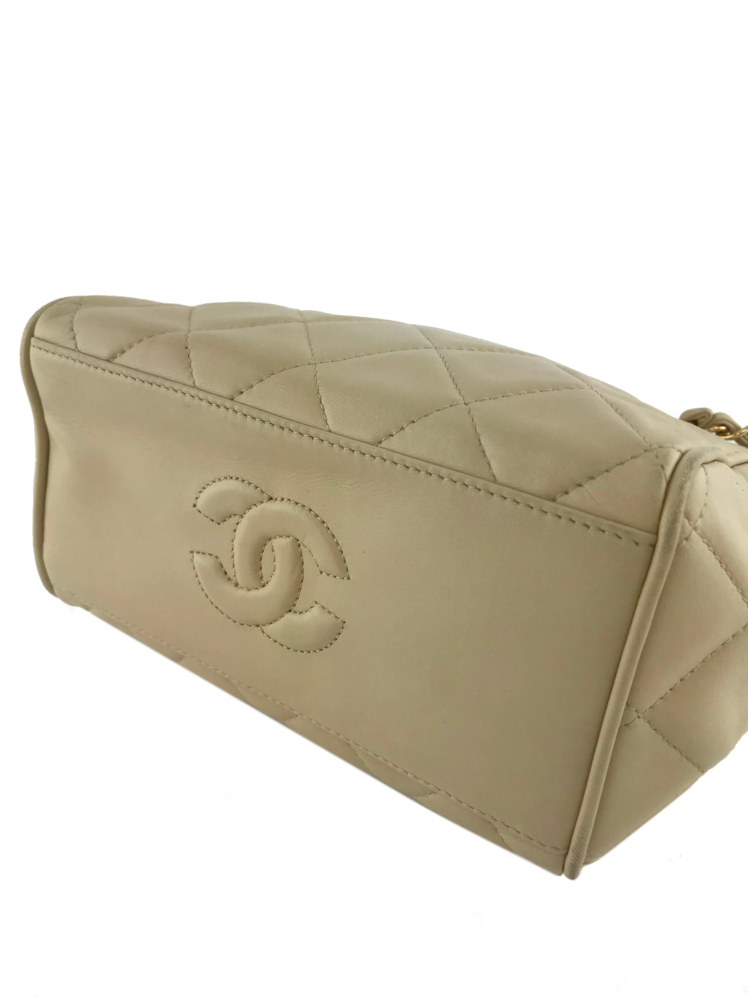 Chanel Vintage Lambskin Quilted Shoulder Bag