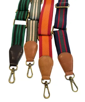 Cosgrove & Beasley Navy/Green/Red Bag Strap