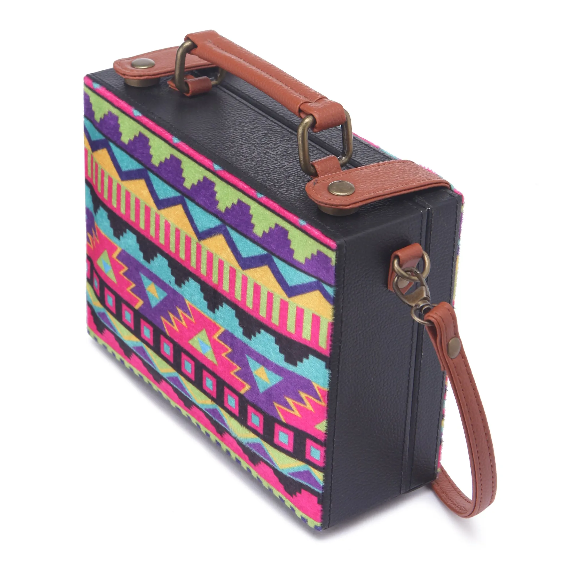 Dhaka Printed Crossbody Sling Bag For Women