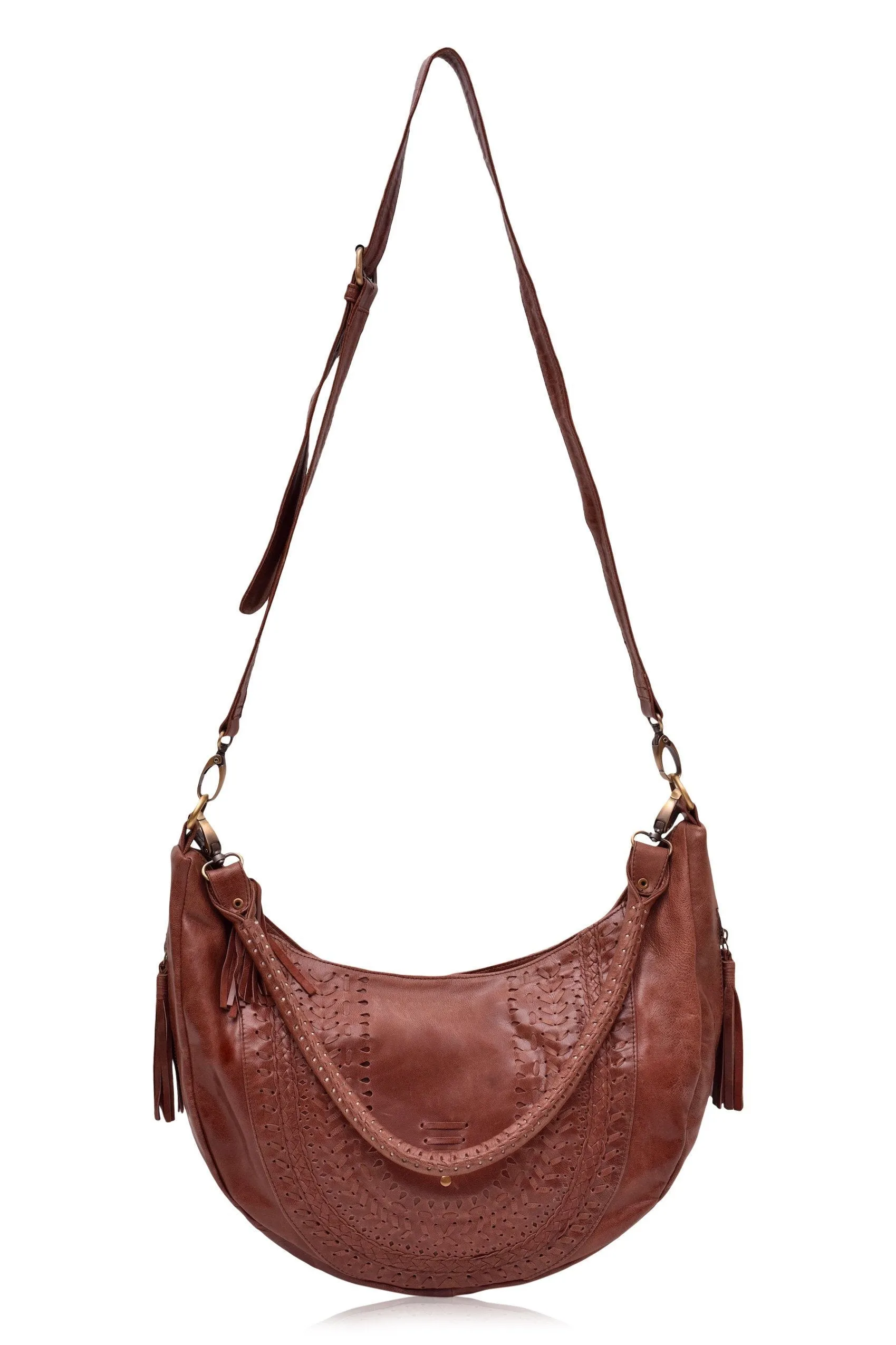 Elysian Coast Leather Crossbody Bag