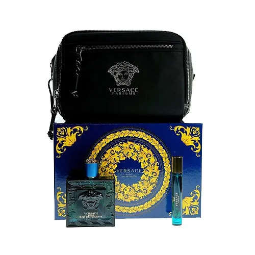 Eros Men 3Pc Gift Set for Men by Versace