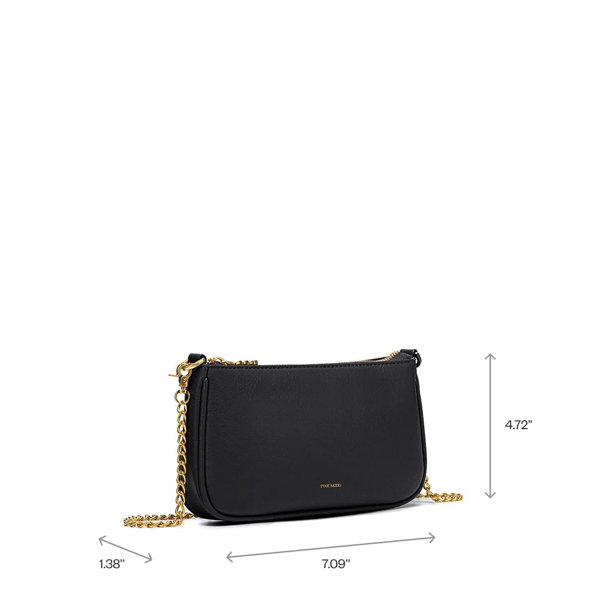 Francine Vegan Leather Chain Crossbody | Multiple Colours