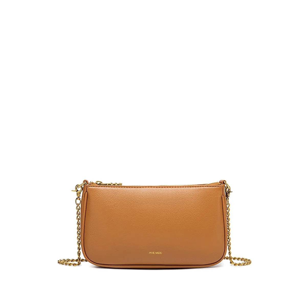 Francine Vegan Leather Chain Crossbody | Multiple Colours