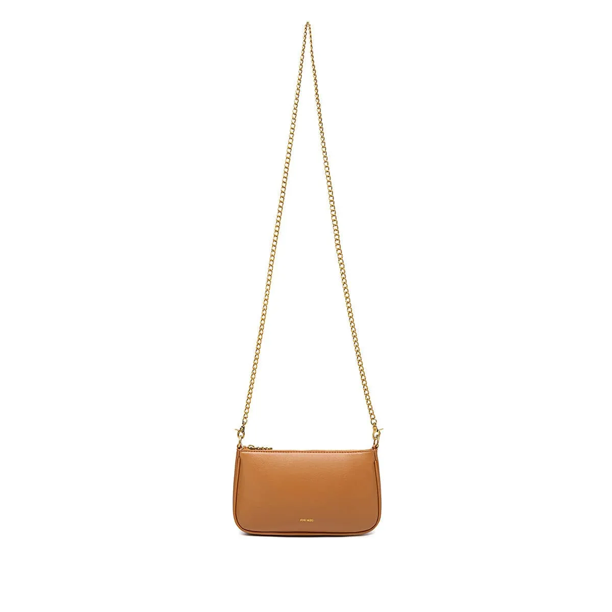 Francine Vegan Leather Chain Crossbody | Multiple Colours