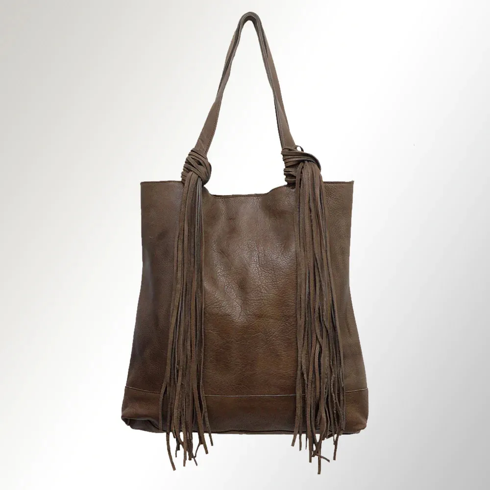 Fringed Leather Bag