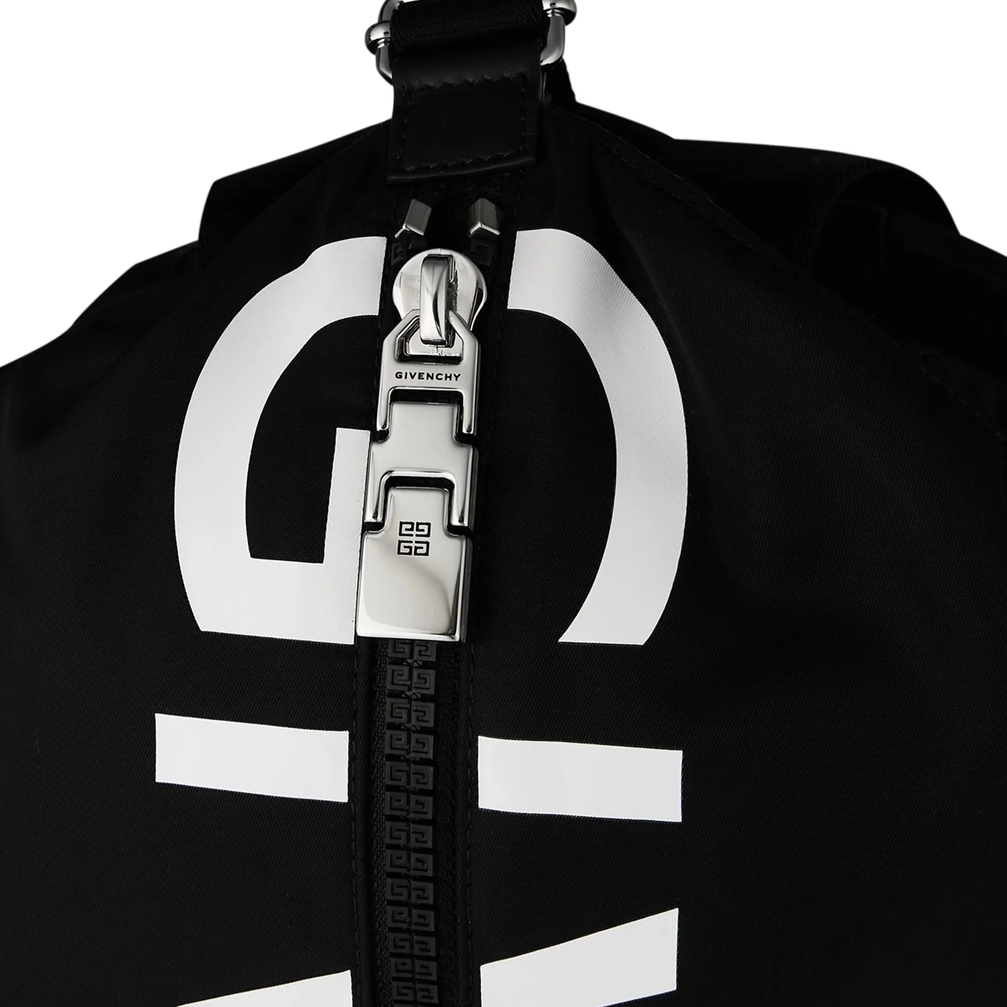 Givenchy GIV SN42 Black White Logo Backpack