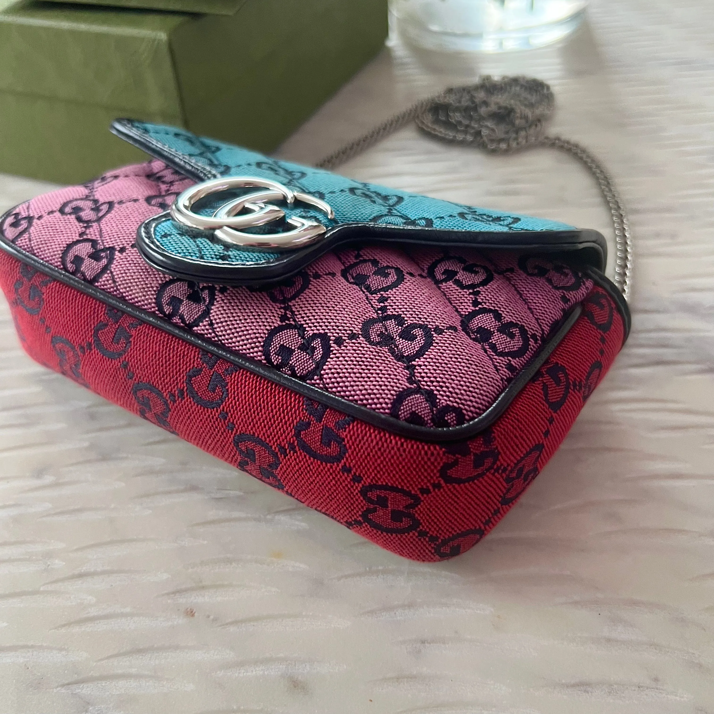 GUCCI Marmont Super Mini Crossbody Bag