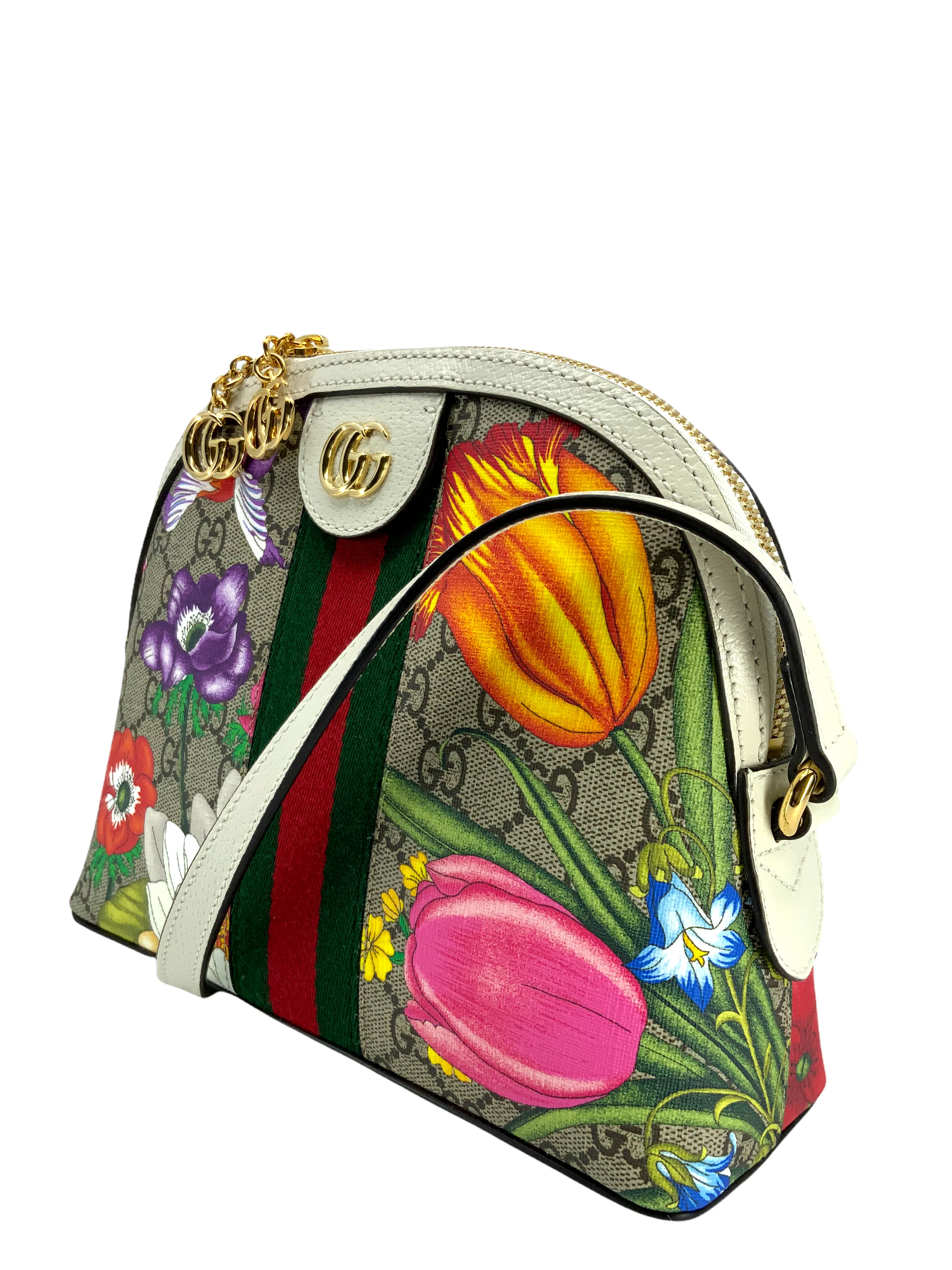 Gucci Ophidia Flora Small Shoulder Bag NEW