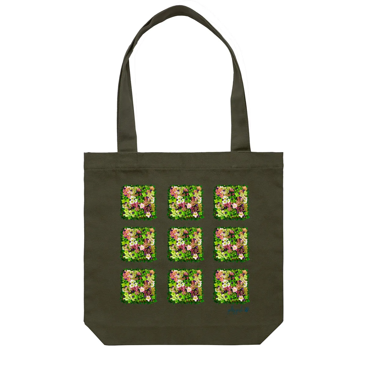 Helleborus Squares Tote Bag