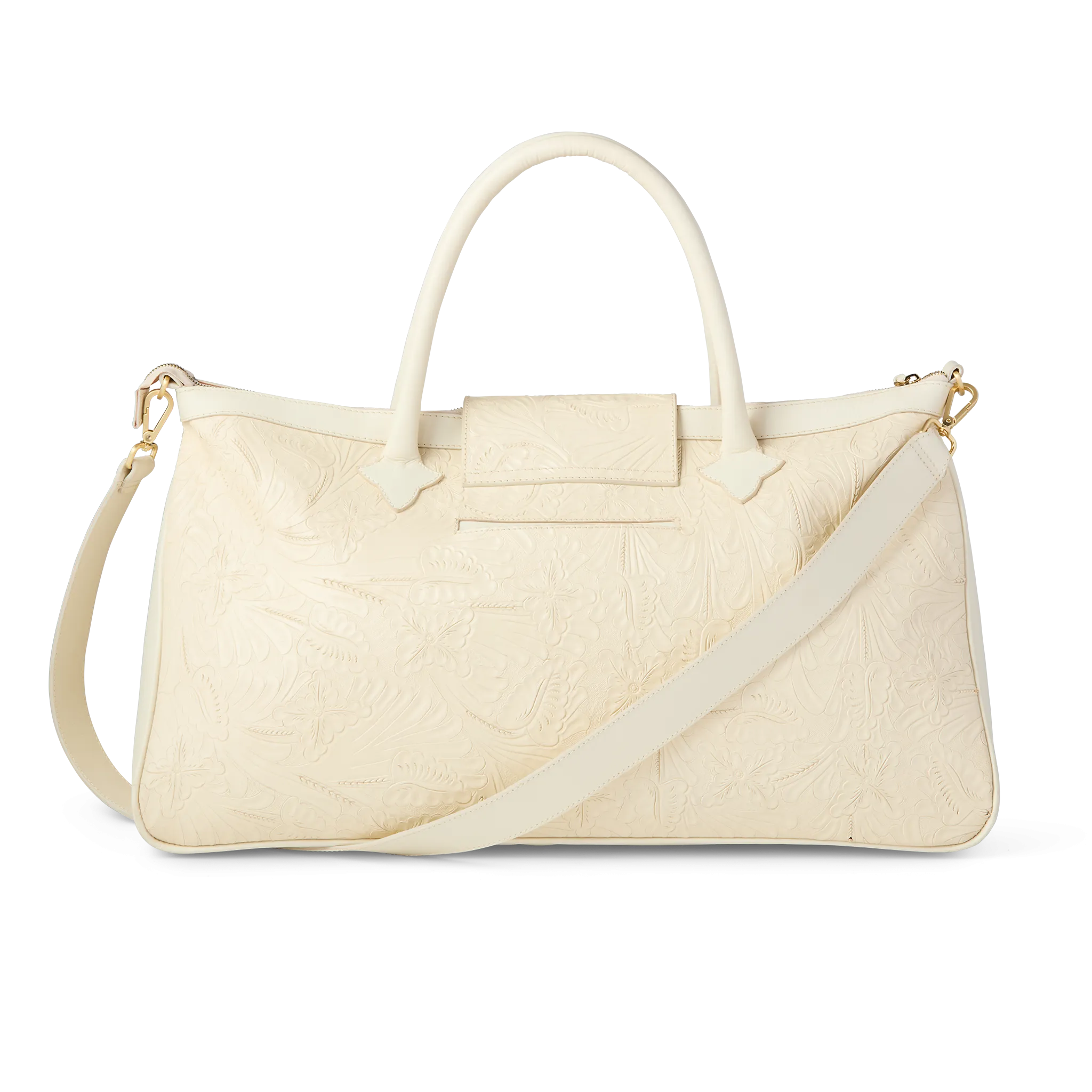 Intagliare Weekender Bag :: Glitz Cream