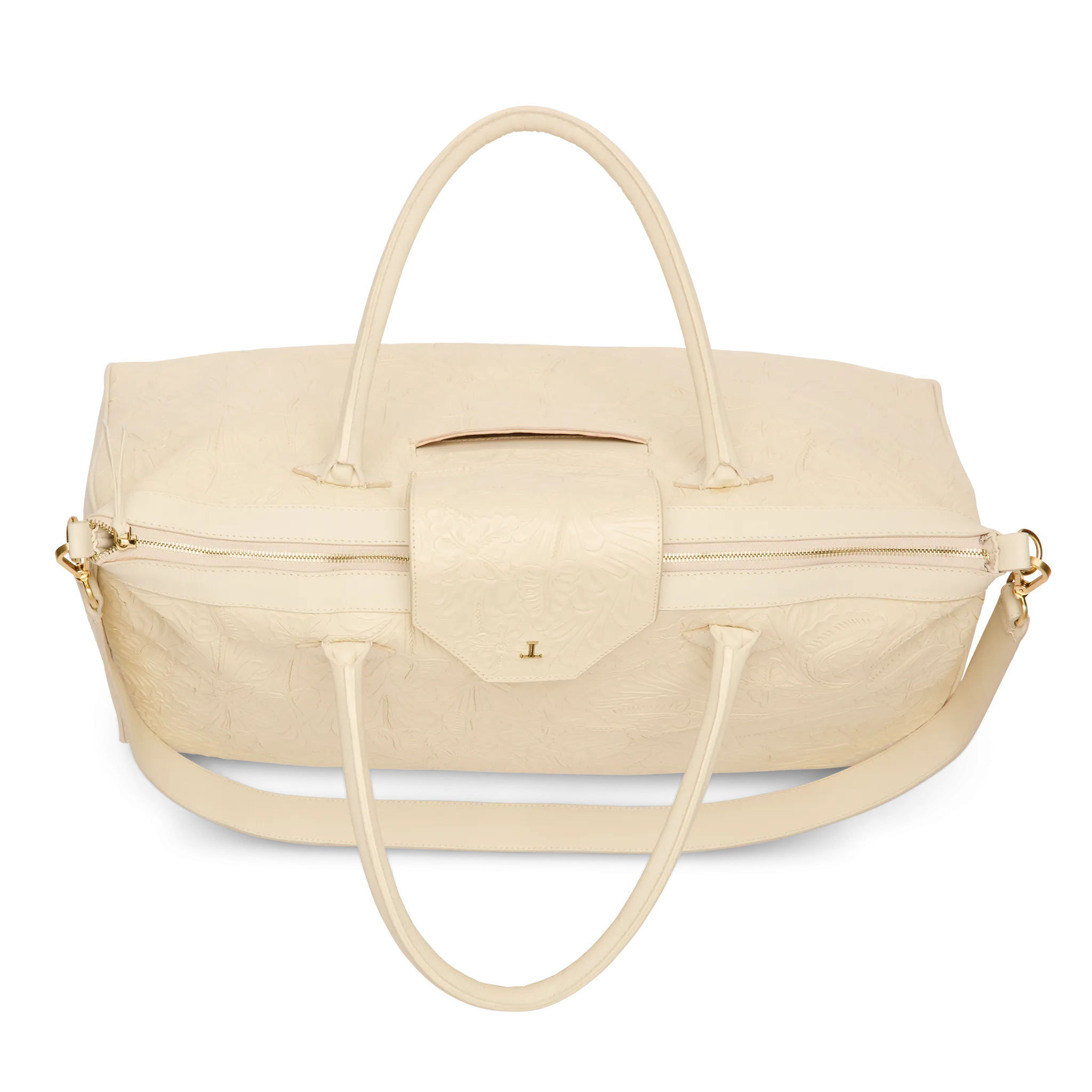 Intagliare Weekender Bag :: Glitz Cream