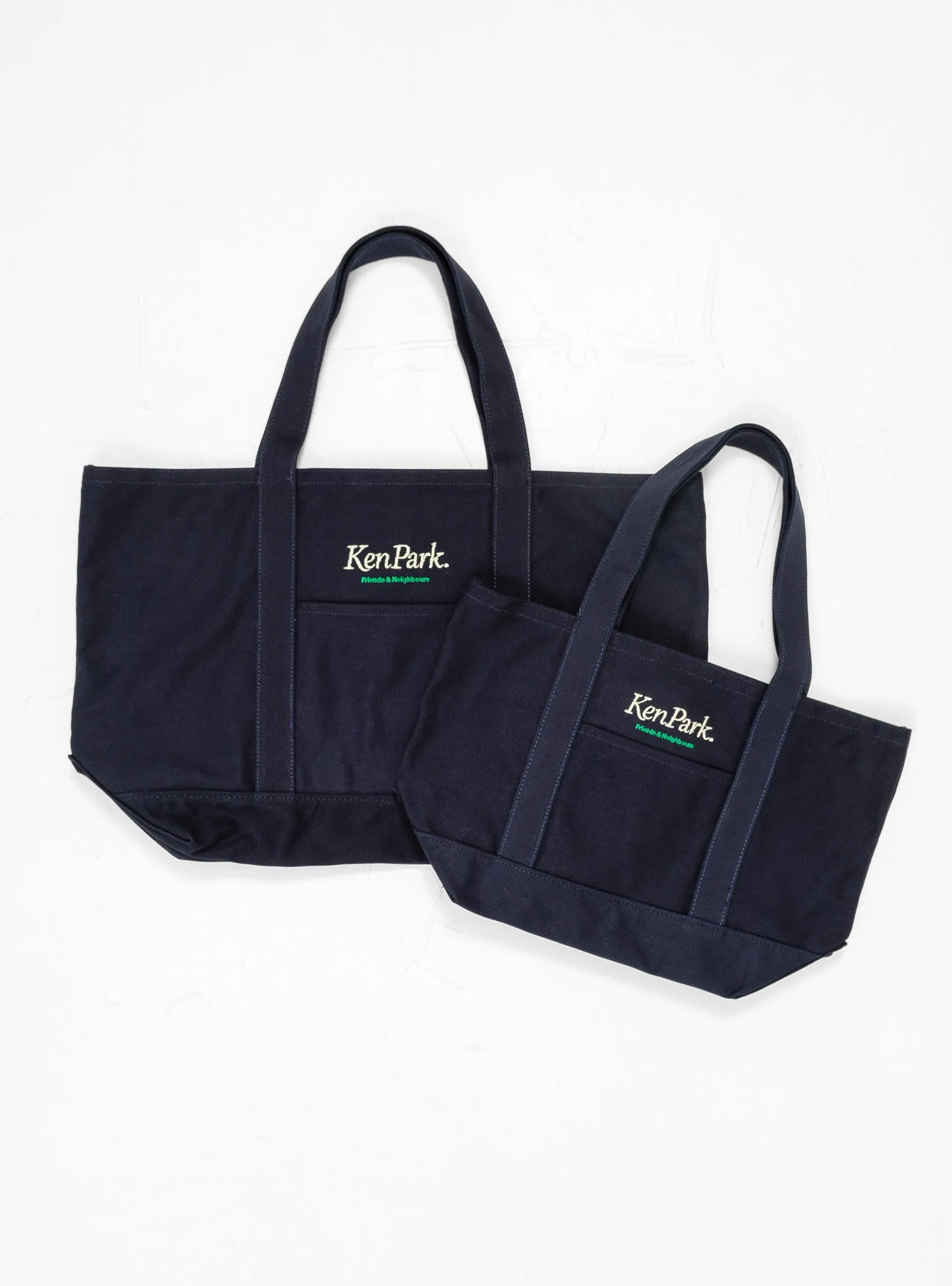 Ken Park Market Tote Bag Large Navy