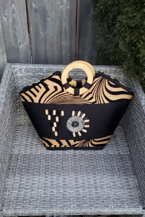 LEONTINA African Print Tote Bag