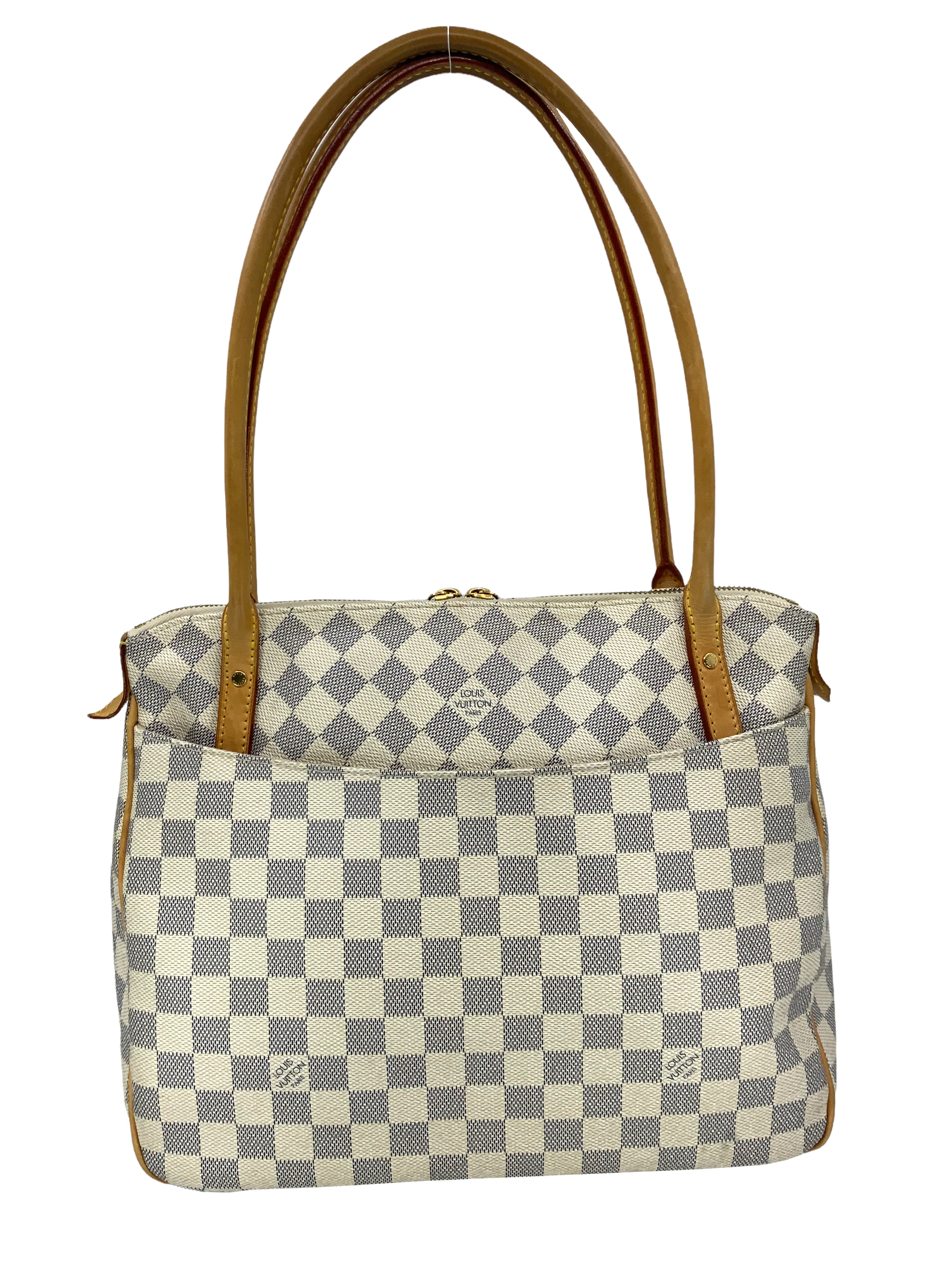 Louid Vuitton Damier Azur Figheri PM Handbag