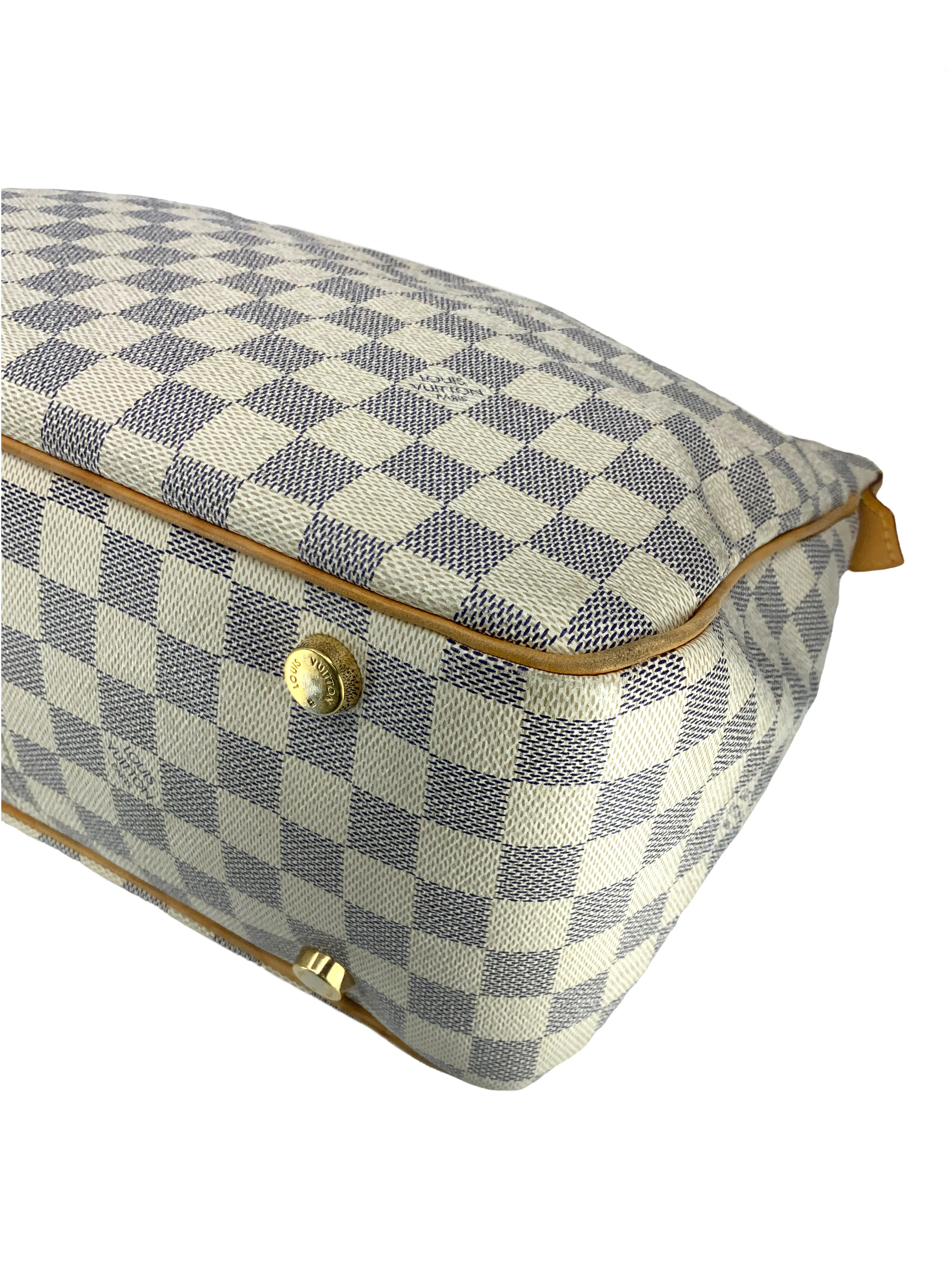 Louid Vuitton Damier Azur Figheri PM Handbag