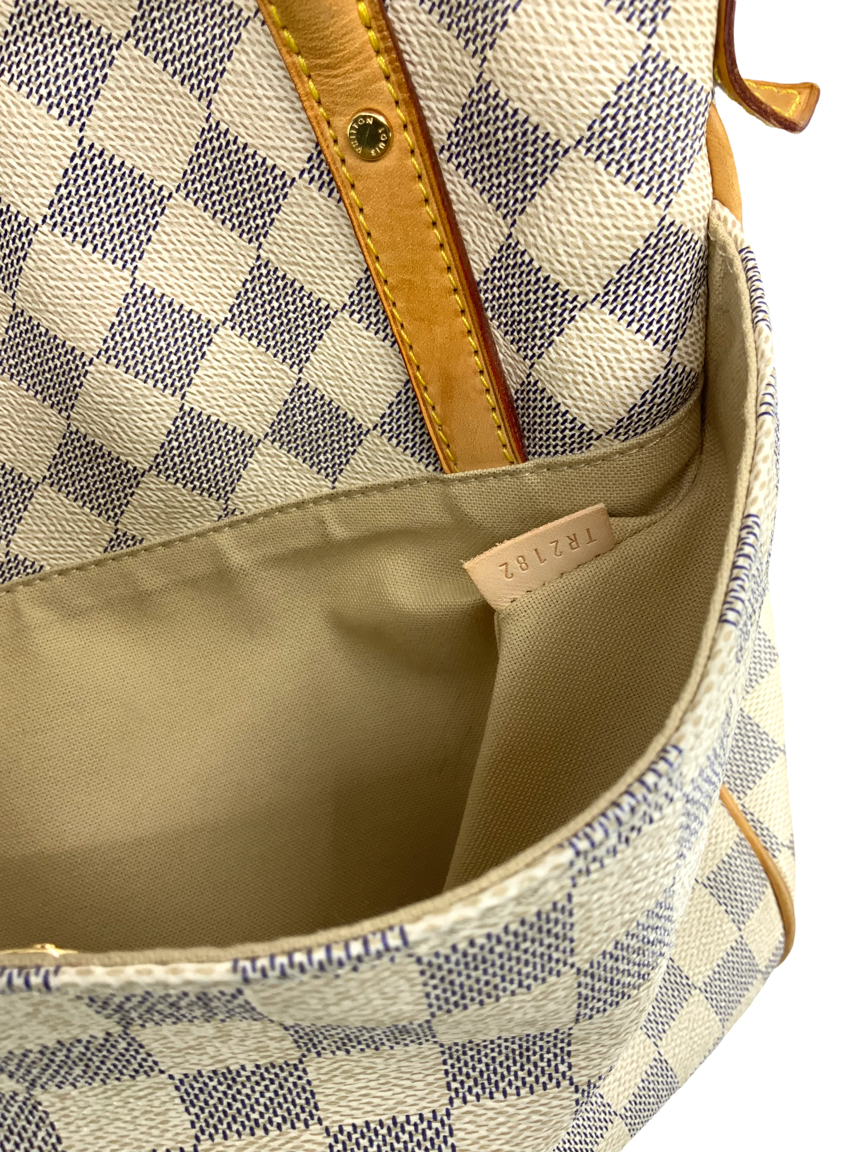 Louid Vuitton Damier Azur Figheri PM Handbag