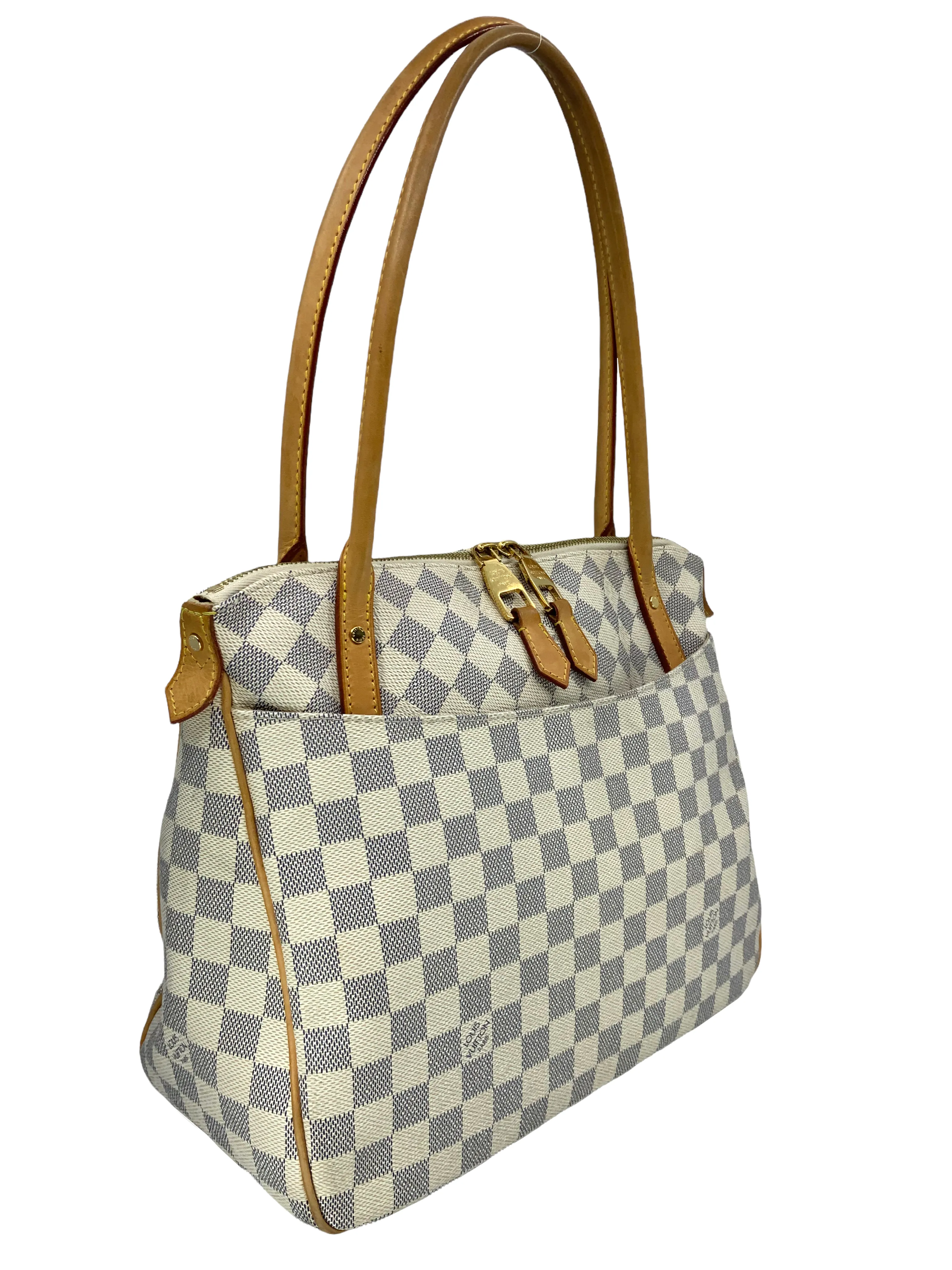 Louid Vuitton Damier Azur Figheri PM Handbag