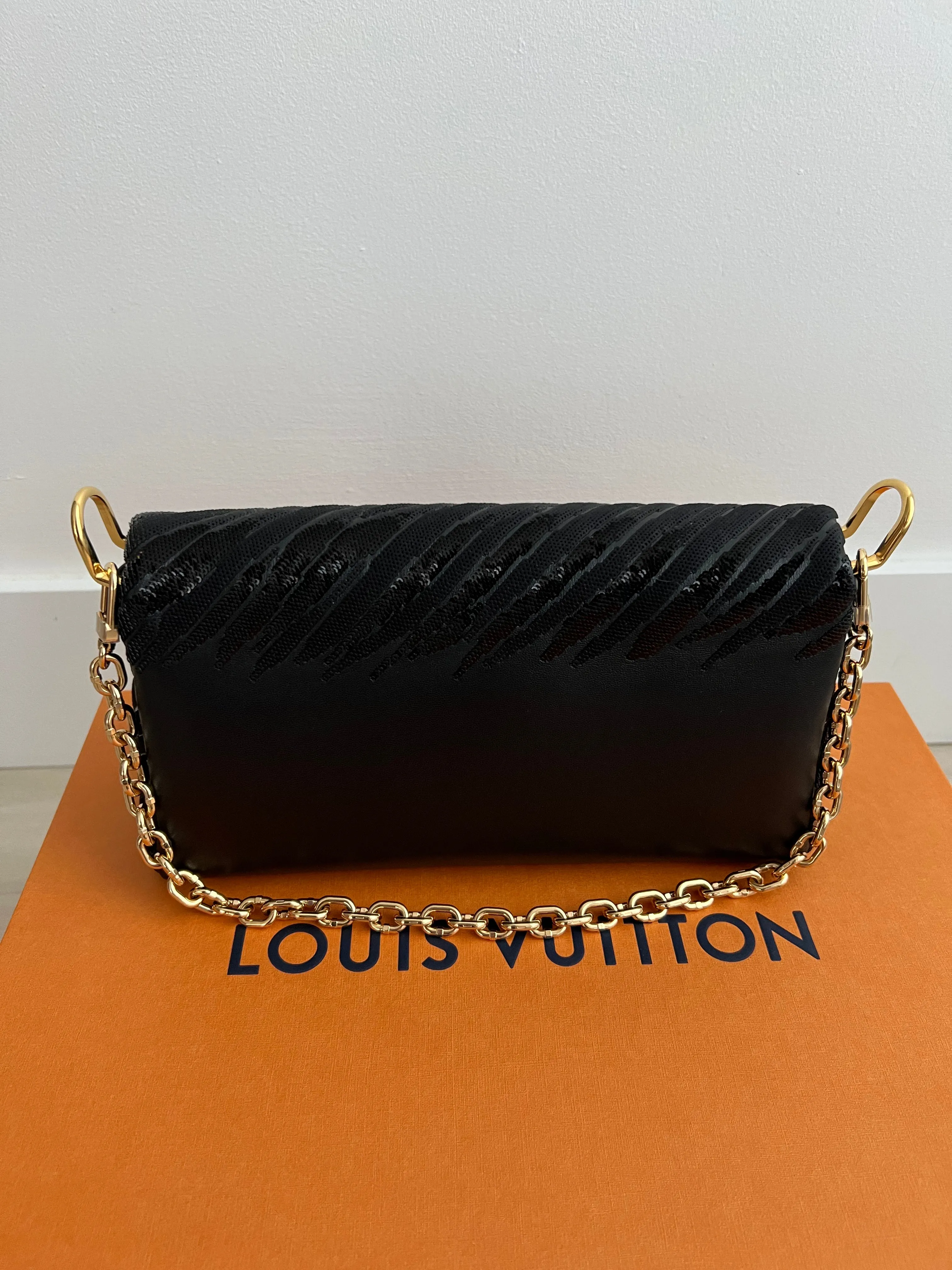 Louis Vuitton Twist East West Noir Sequin Bag