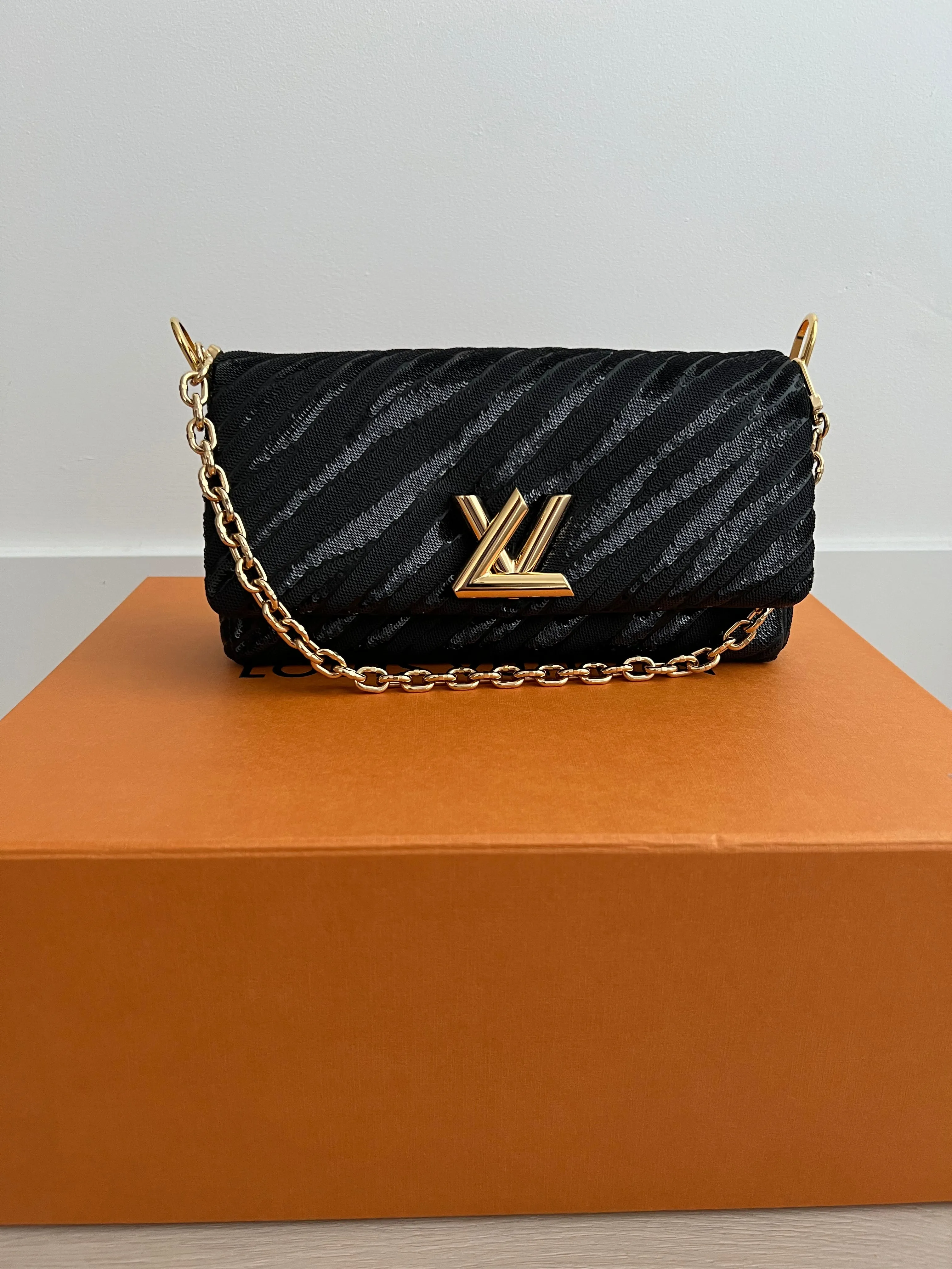 Louis Vuitton Twist East West Noir Sequin Bag