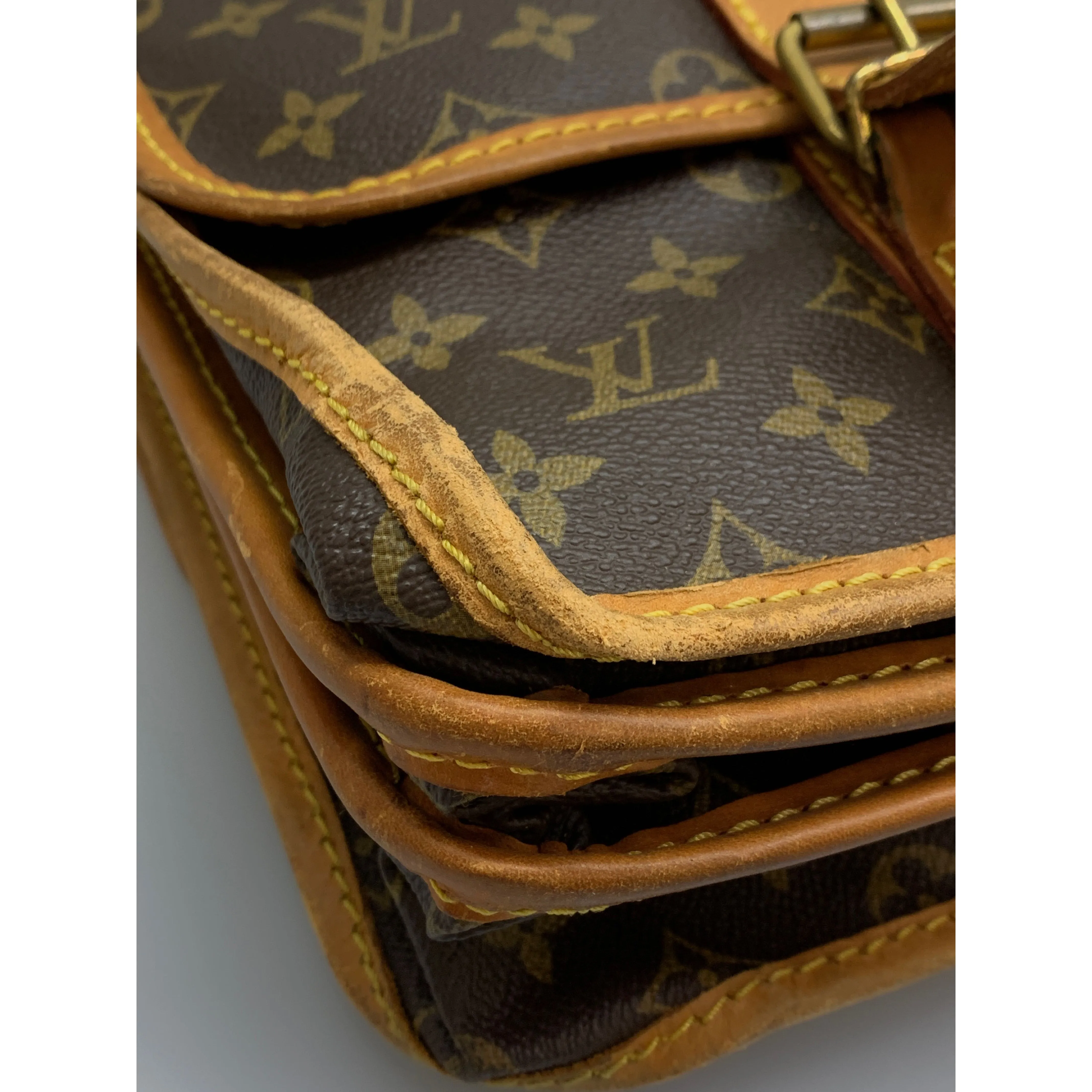 #LOUIS VUITTON/SAC KLEBER_MONOGRAM CANVAS/Cross Body Bag/BRW/Polyester/Monogram