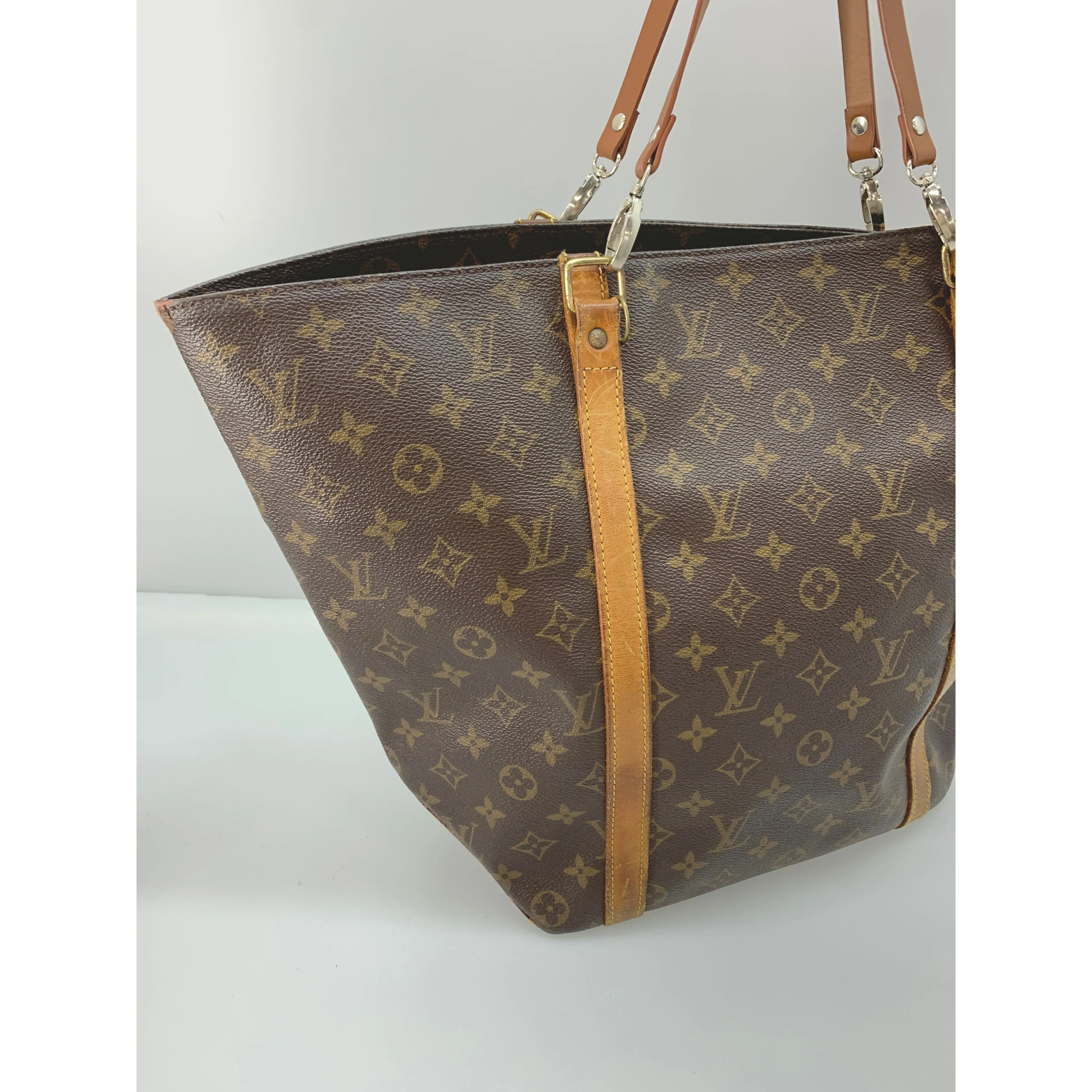 #LOUIS VUITTON/SAC SHOPPING_MONOGRAM CANVAS/Tote Bag/BRW/PVC/M51108