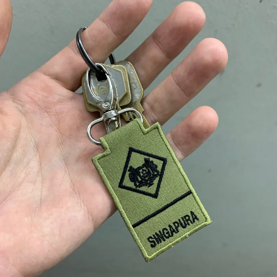 MINI SAF RANK KEYCHAIN - SLTC (MULTICAM)