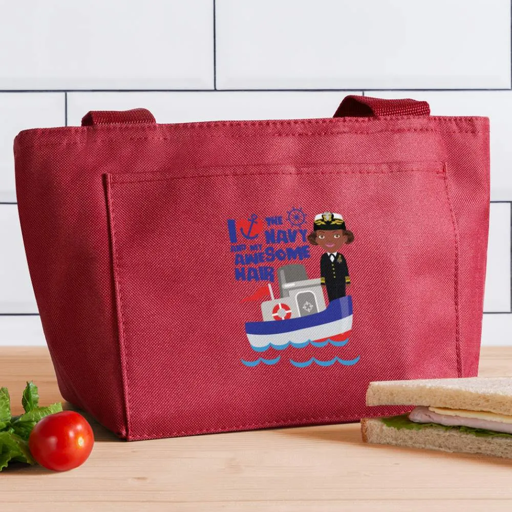 Navy Lunch Bag