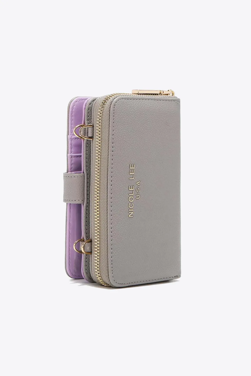 Nicole Lee USA Two-Piece Crossbody Phone Case Wallet