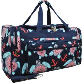 Ocean Sea Turtle Anchor NGIL Canvas 23 Duffle Bag