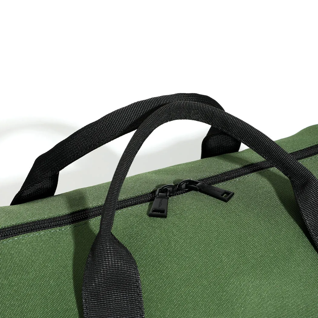 Olive Green Nylon Travel Bag