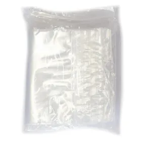 PLASTIC BAG ZIP - 150mmX205mm RED STRIPE P/S BAG (100)