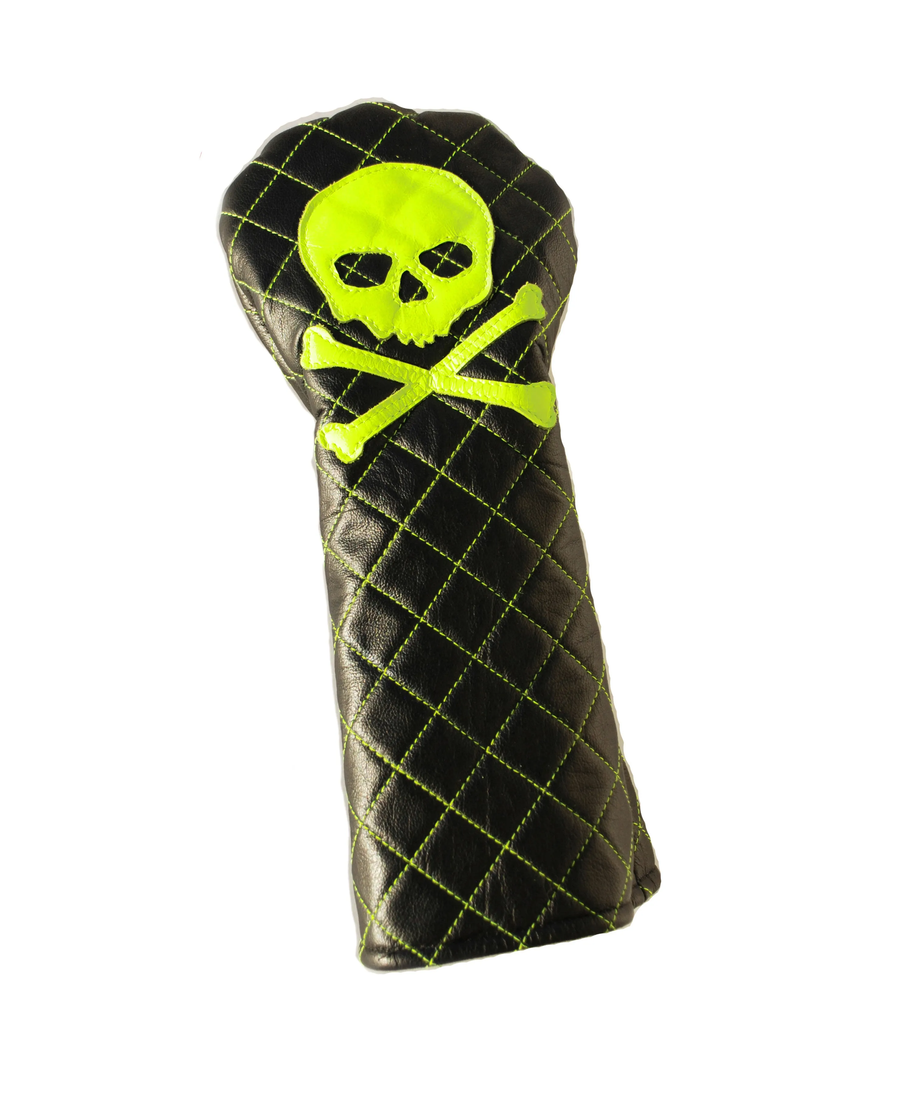 Quilted Neon Skull & Bones Driver Headcover