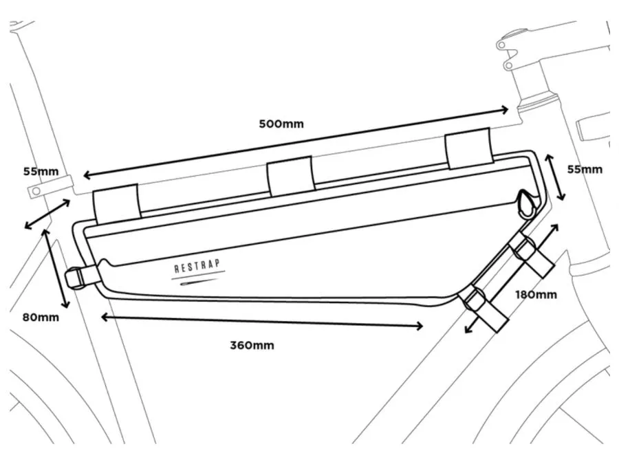 Restrap Race Frame Bag - Large