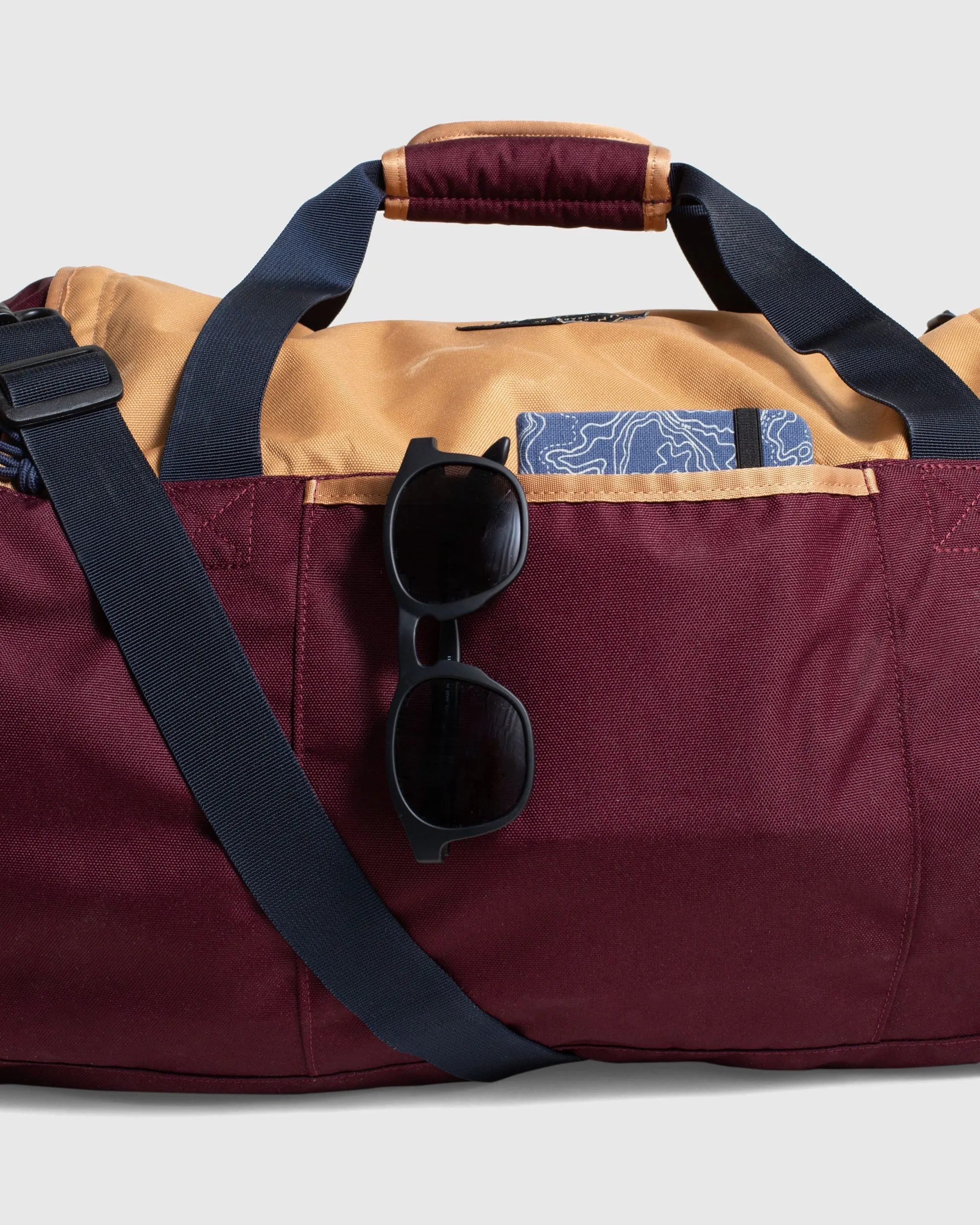 (R)evolution 55L Carry-On Duffle - Cocoa - Maroon